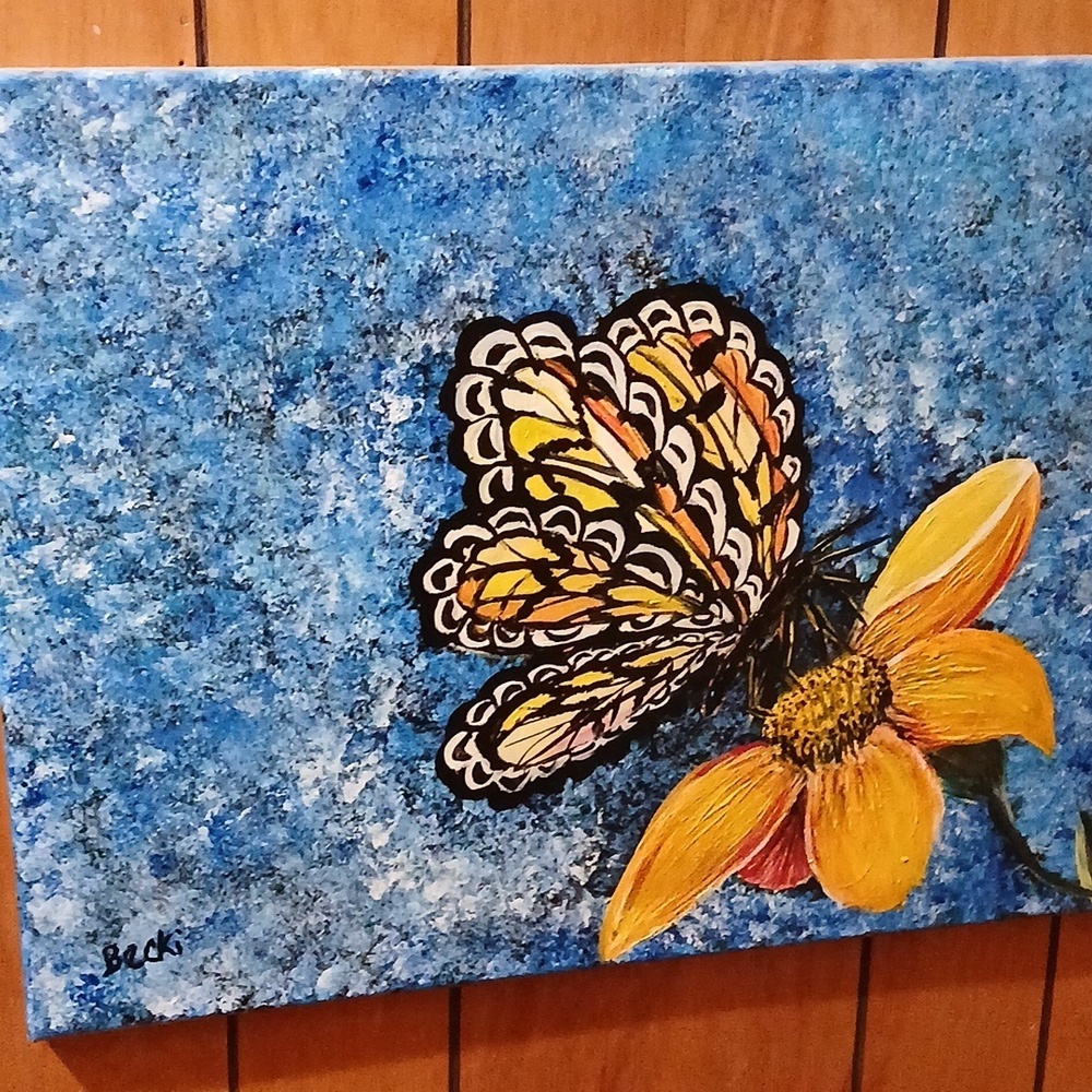 In motion 16x20 Original acrylic painting